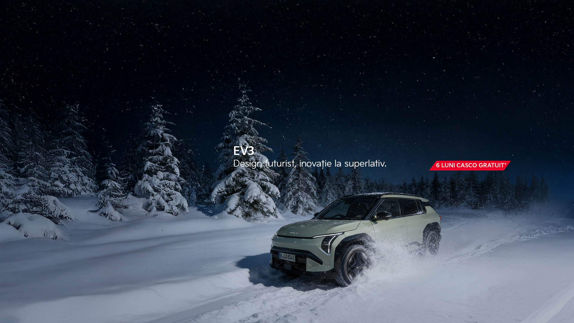 Kia EV3 - 6 luni CASCO gratuit